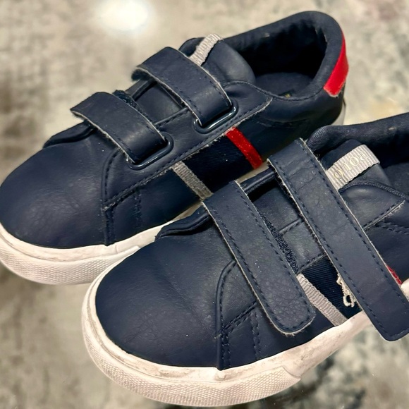 POLO by Ralph Lauren Leather Velcro Shoes - Picture 8 of 10